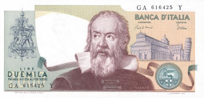 Galileo 2000 Italian Lire