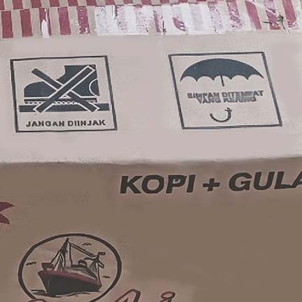 Umbrella or keep dry symbol on outer packaging